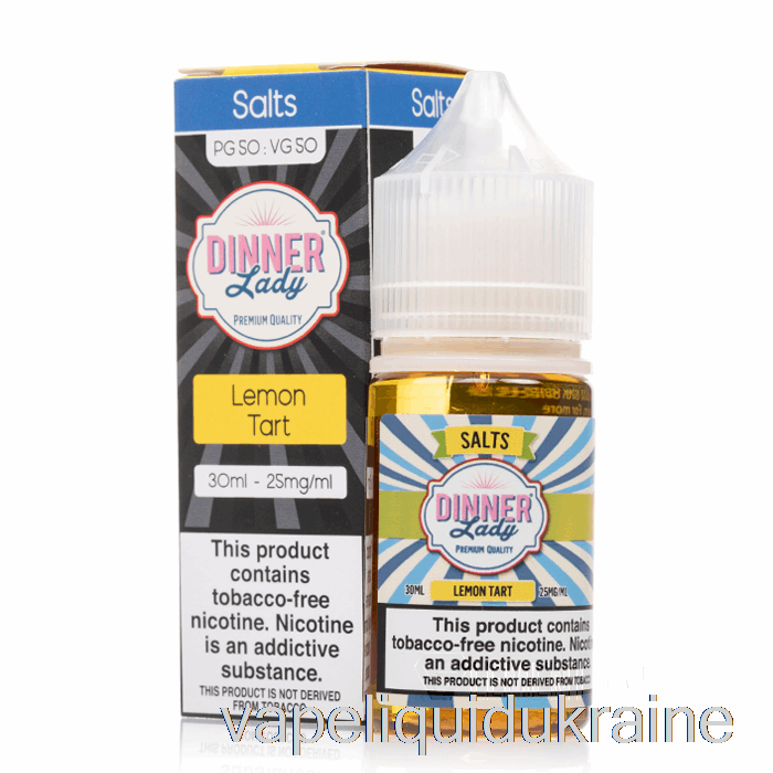 Vape Ukraine Lemon Tart SALT - Vape Dinner Lady E-Liquid - 30mL 25mg